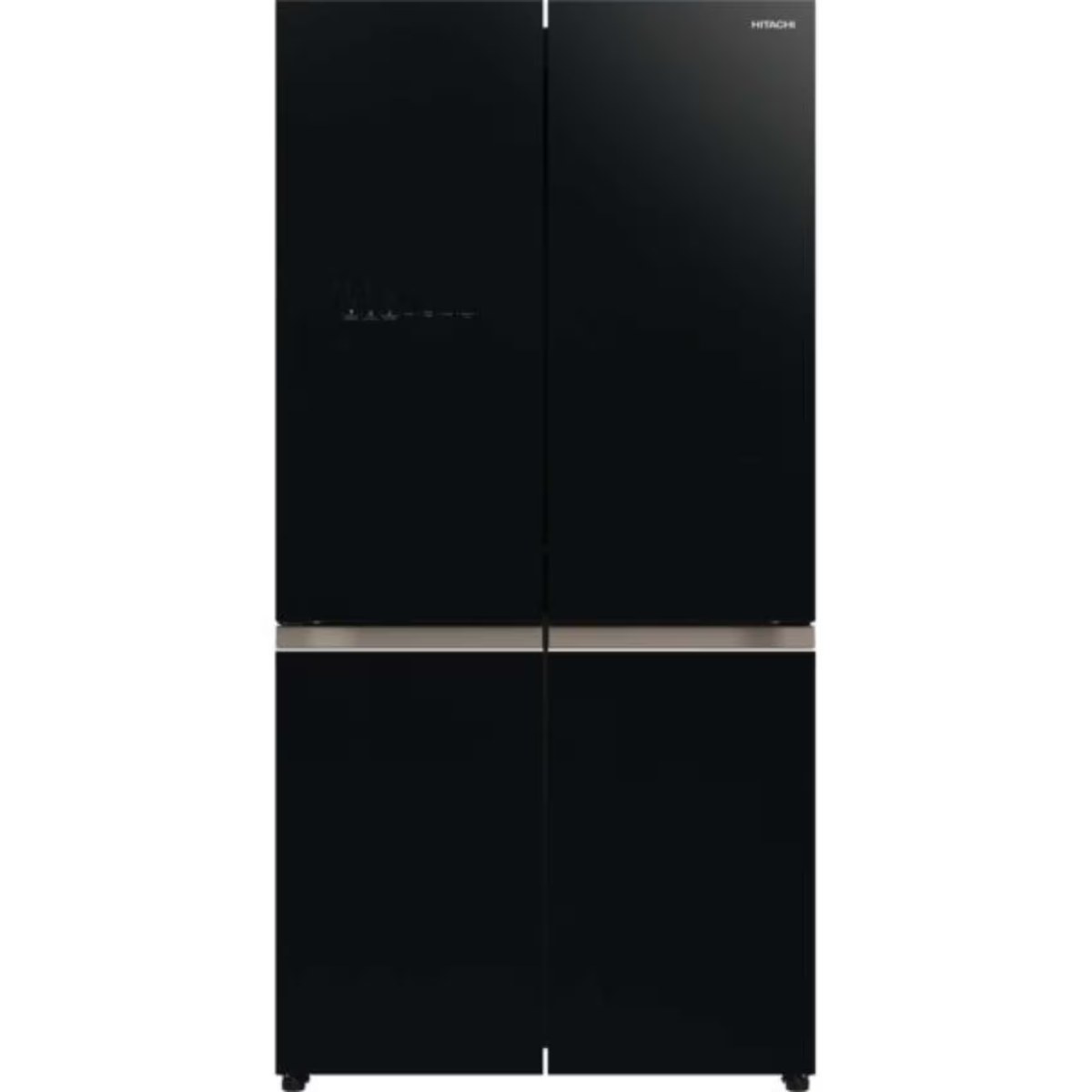 هيتاشي ثلاجة 4 أبواب 638 لتر Inverter No Frost – زجاج أسود R-WB720VJO GBK